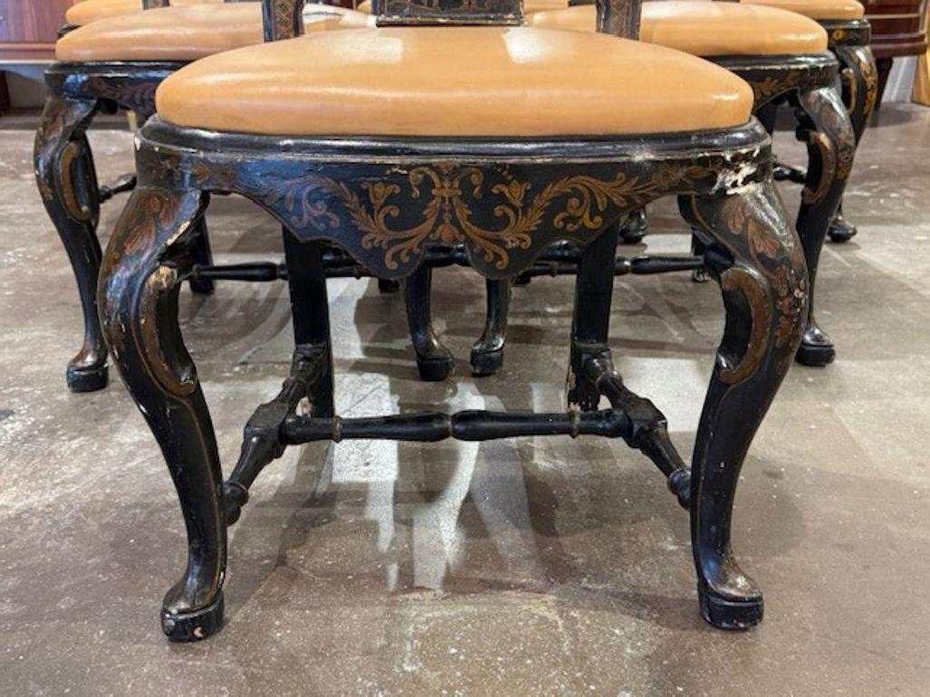 Bois Chaises d'appoint Chinoiserie anglaise en vente