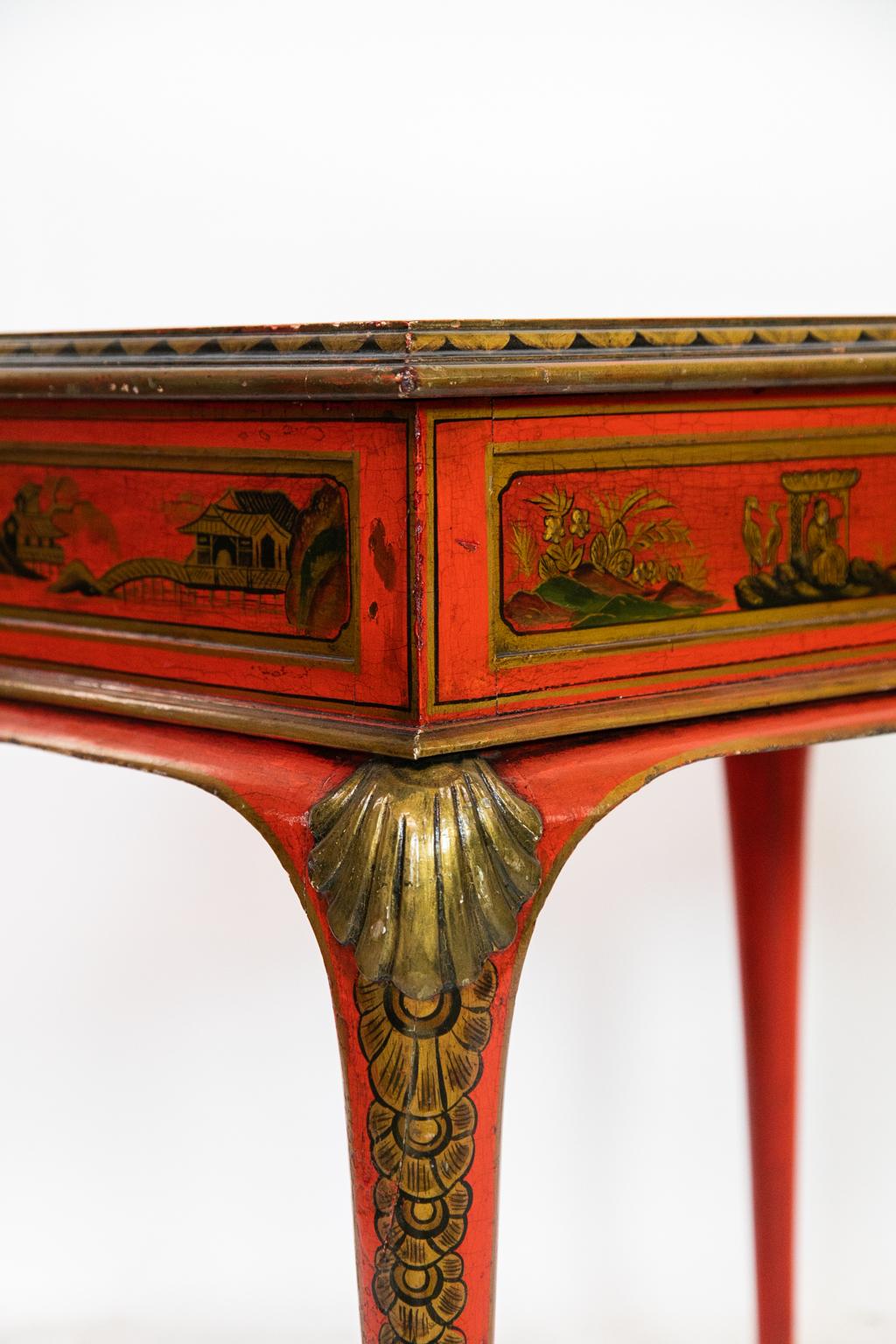 English Chinoiserie Table 1