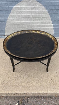 English Chinoiserie Tray-Top Table