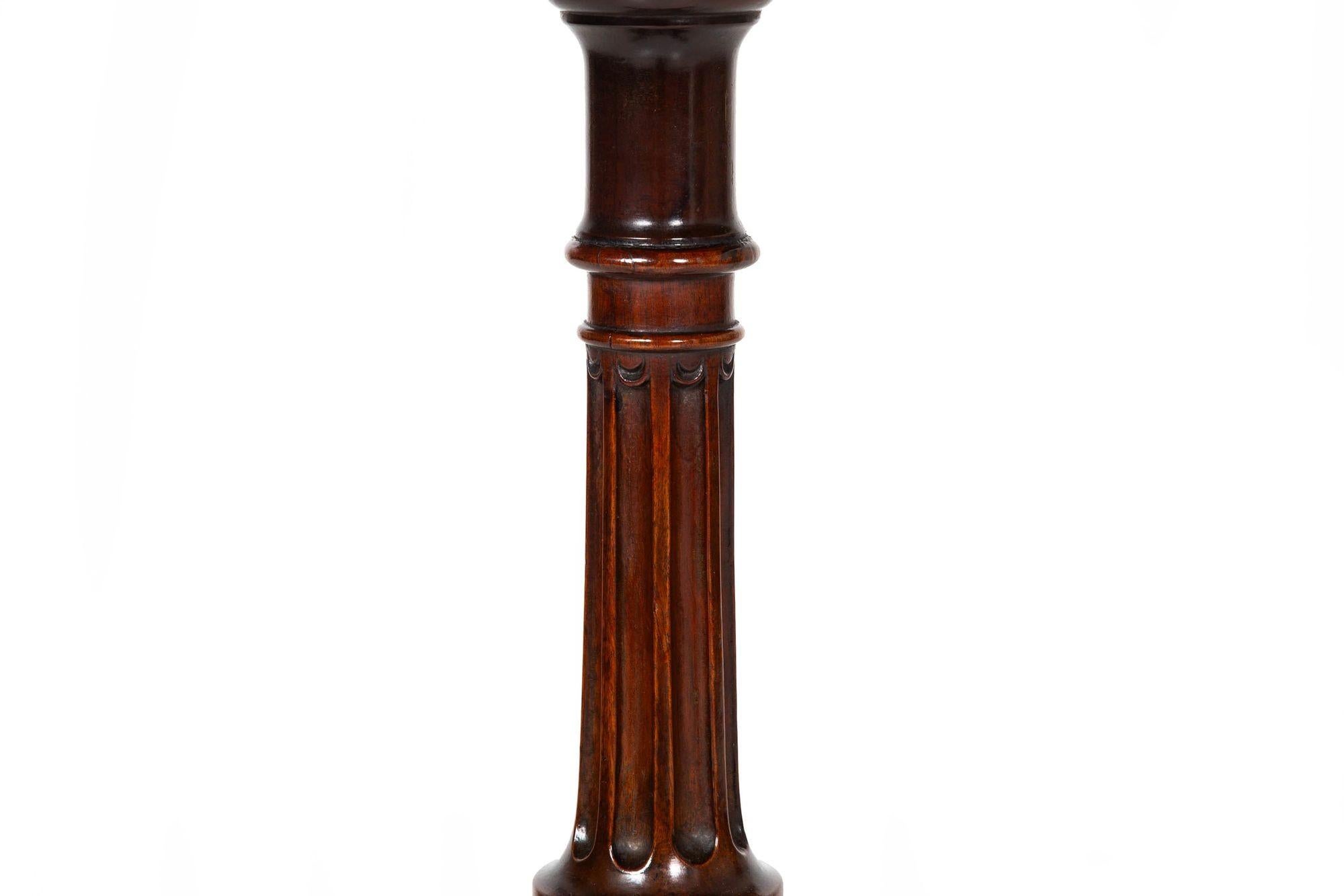 Table à tarte Chippendale anglaise ancienne en acajou sculpté, vers 1760 en vente 2
