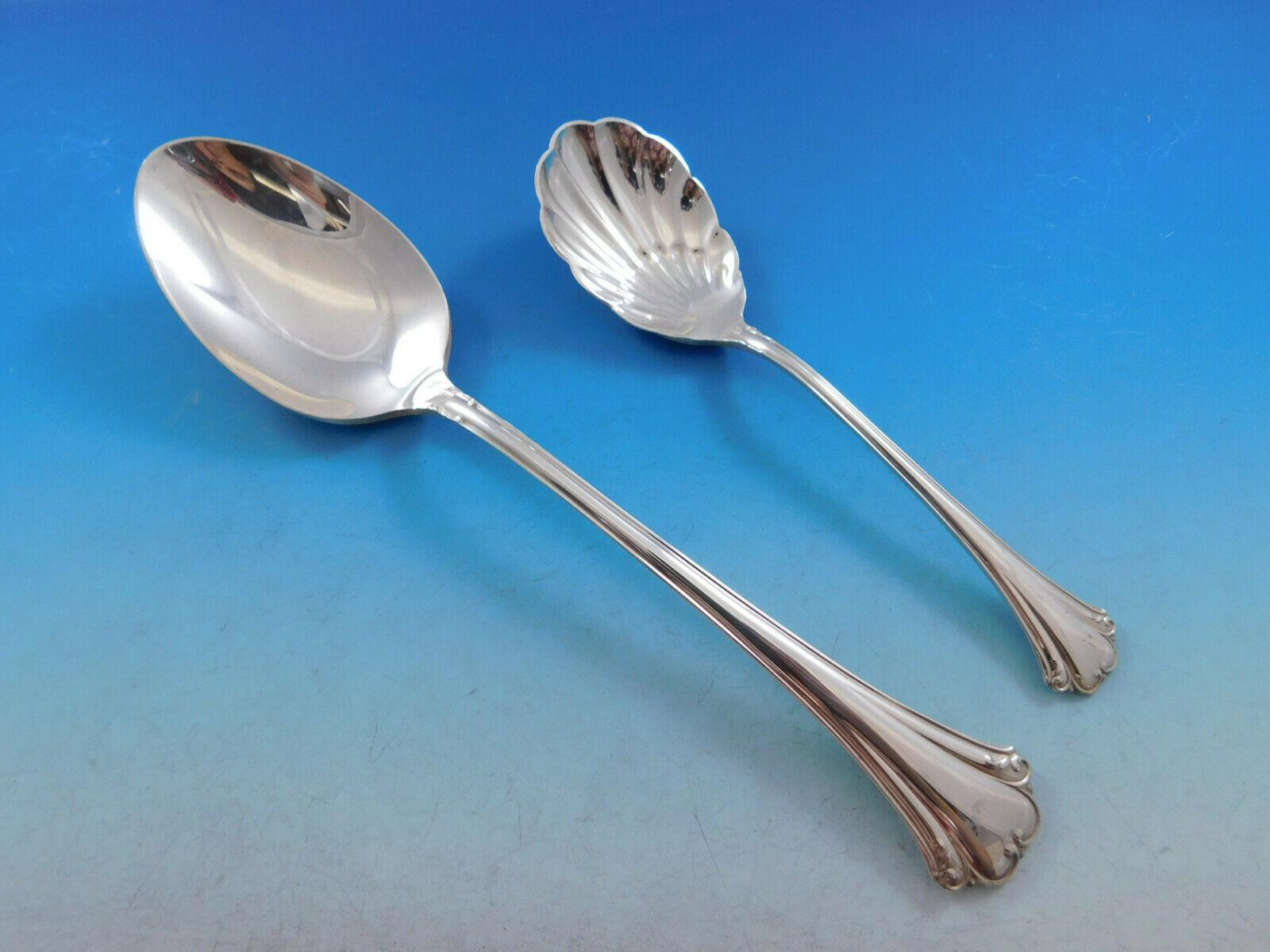 English Chippendale by Reed & Barton Sterling Silver Flatware for 8 Set 38 Pcs 4