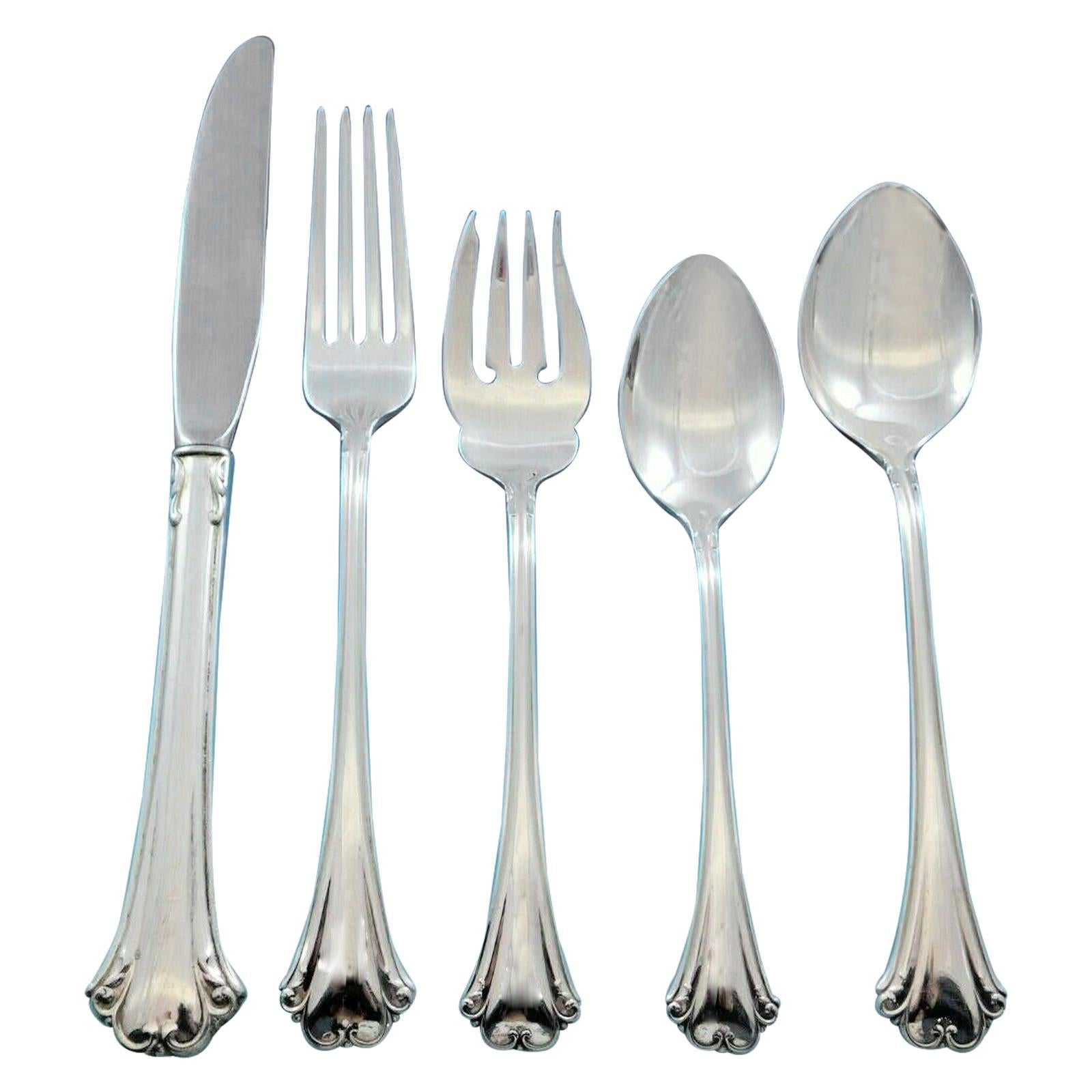 Reed & Barton French Chippendale Silverplate (RB4) Flatware