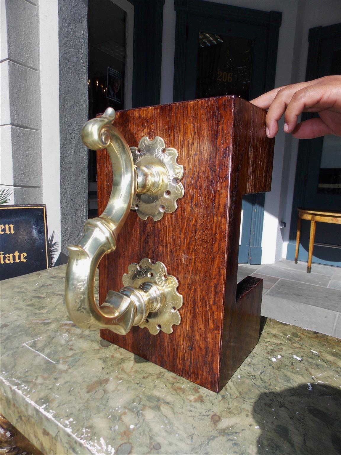 engraved door knocker