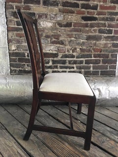 English Chippendale Fan Back Chair, 19th Century