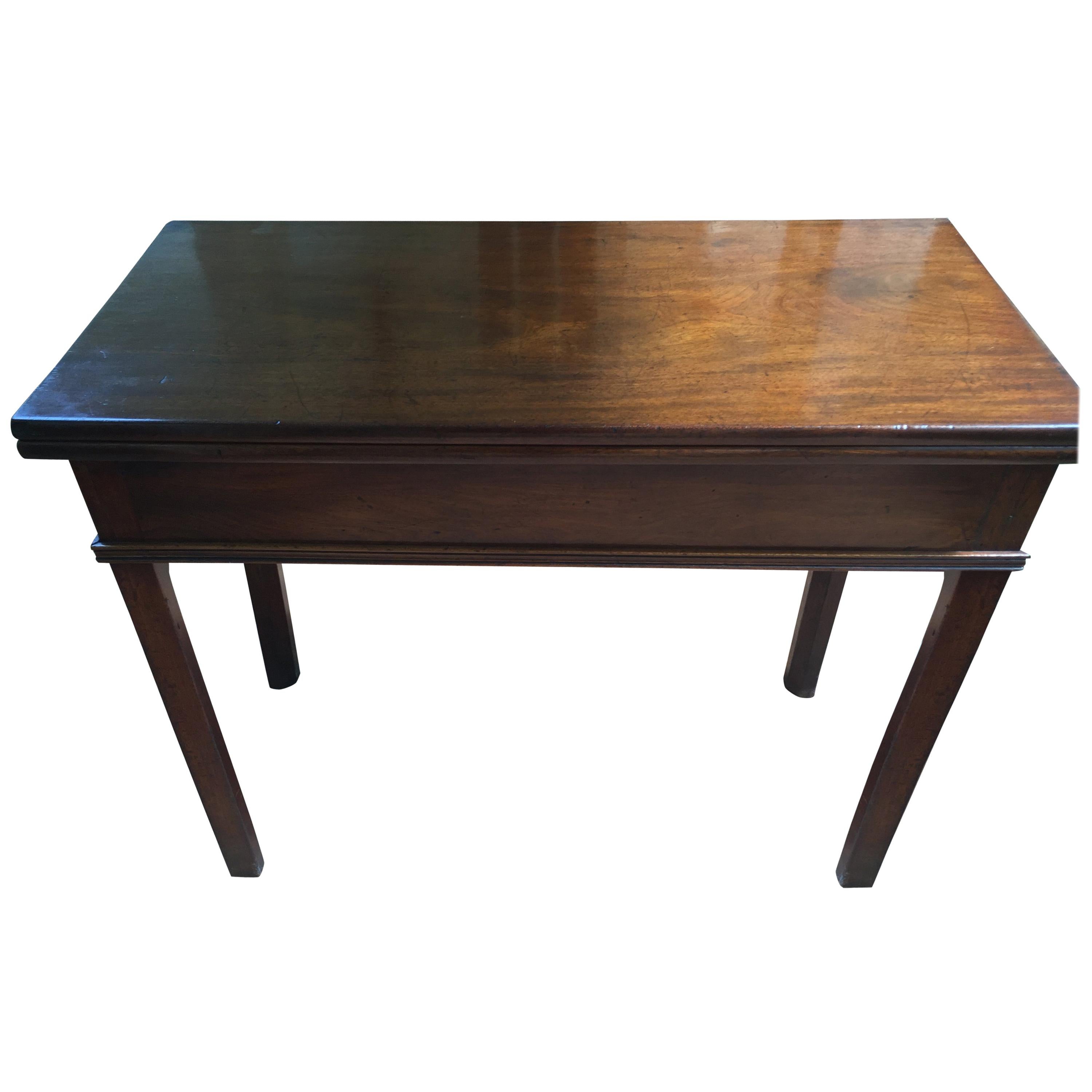 English Chippendale Game Table