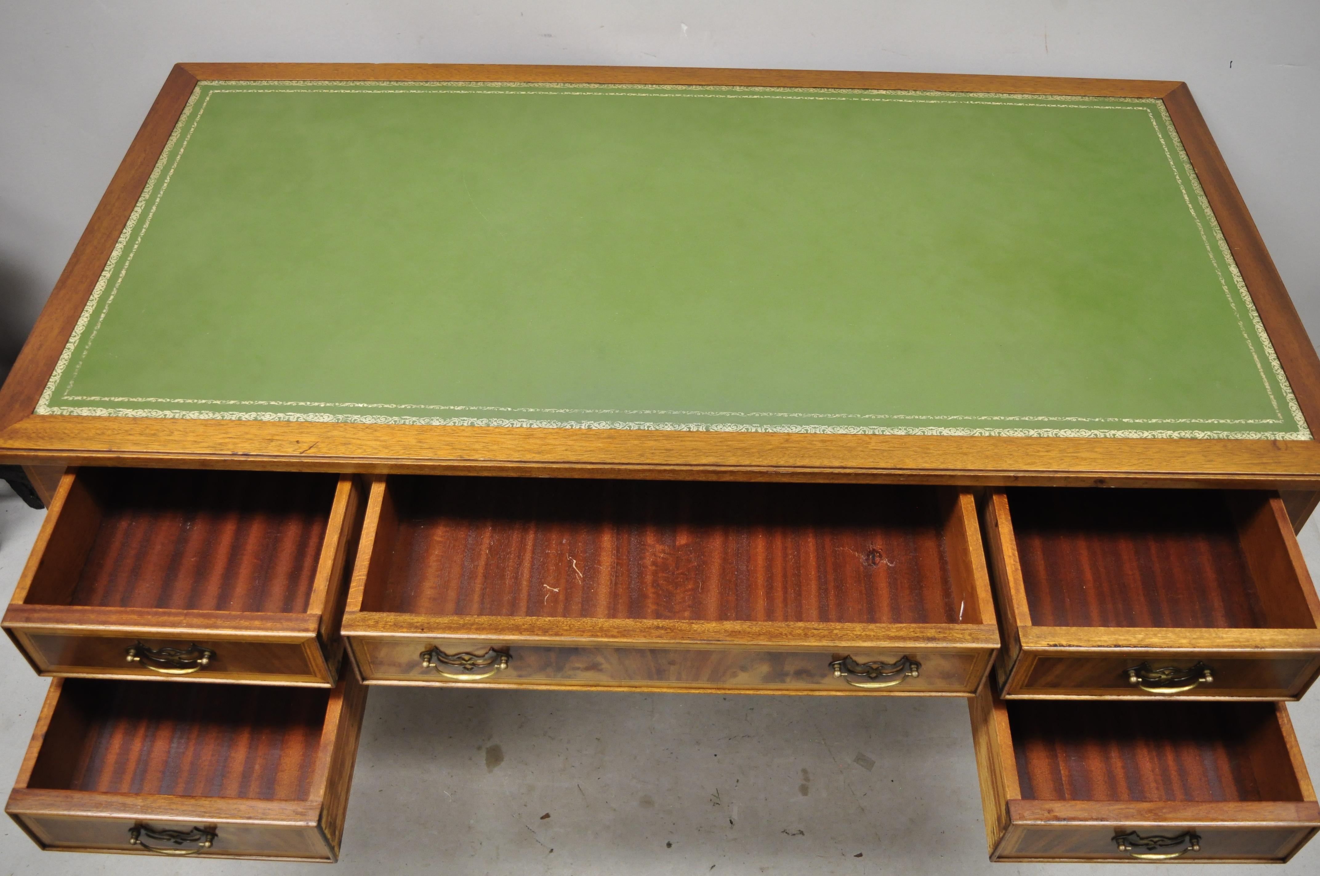 green top desk