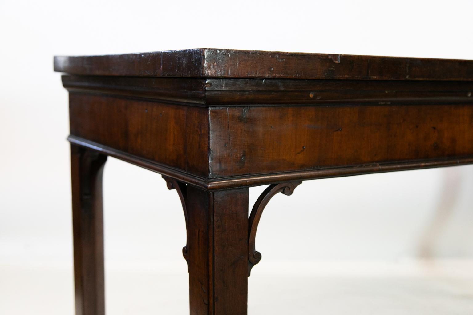  English Chippendale Mahogany Console Table 7