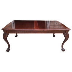 English Chippendale Mahogany Dining Table