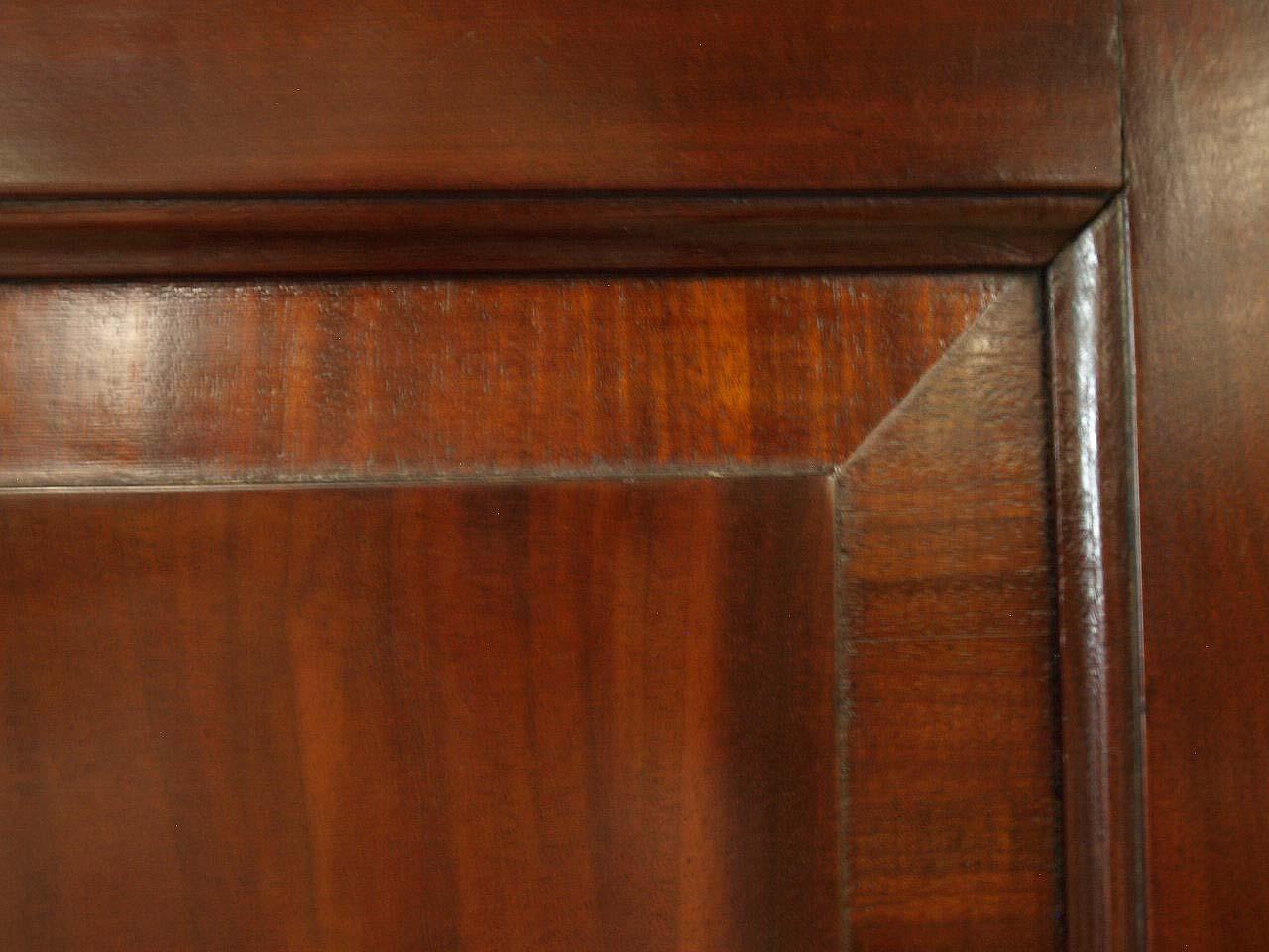 English Chippendale Mahogany Linen Press For Sale 3