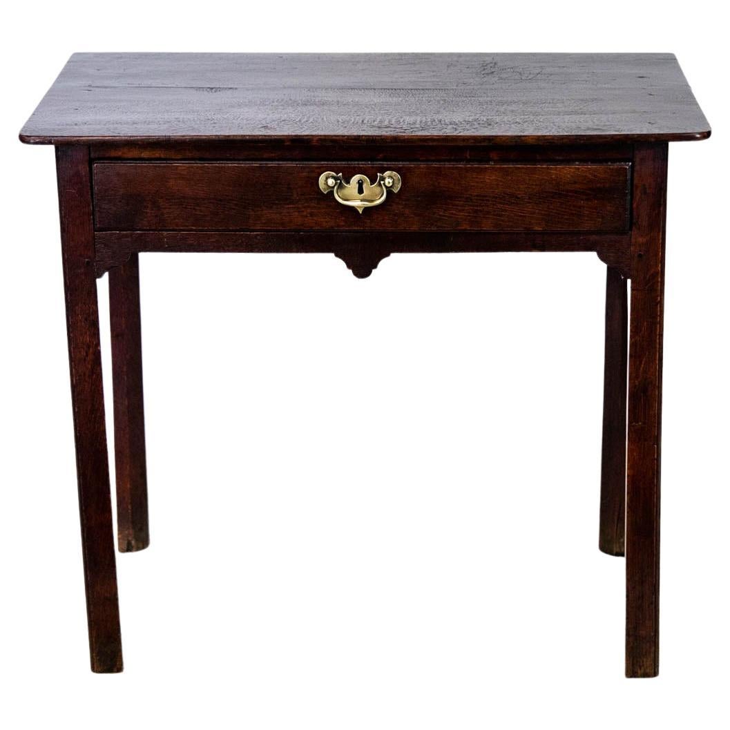 English Chippendale Mahogany Side Table For Sale