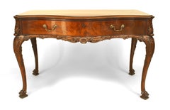 English Chippendale Mahogany Table Desk