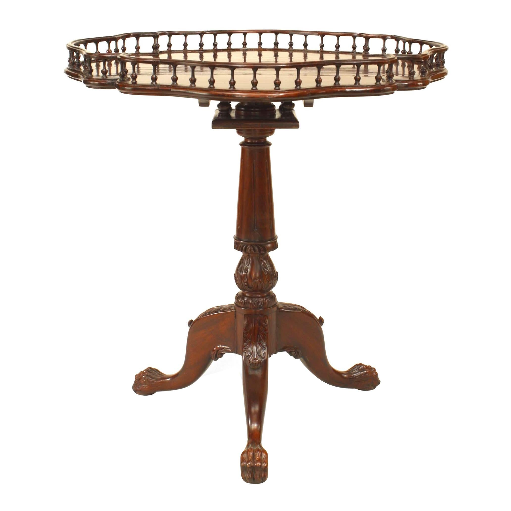 English Chippendale Mahogany Table For Sale