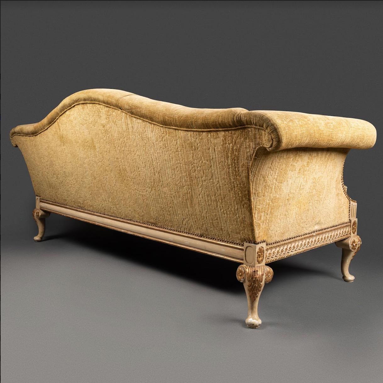 19th Century  English Chippendale Sofa For Sale