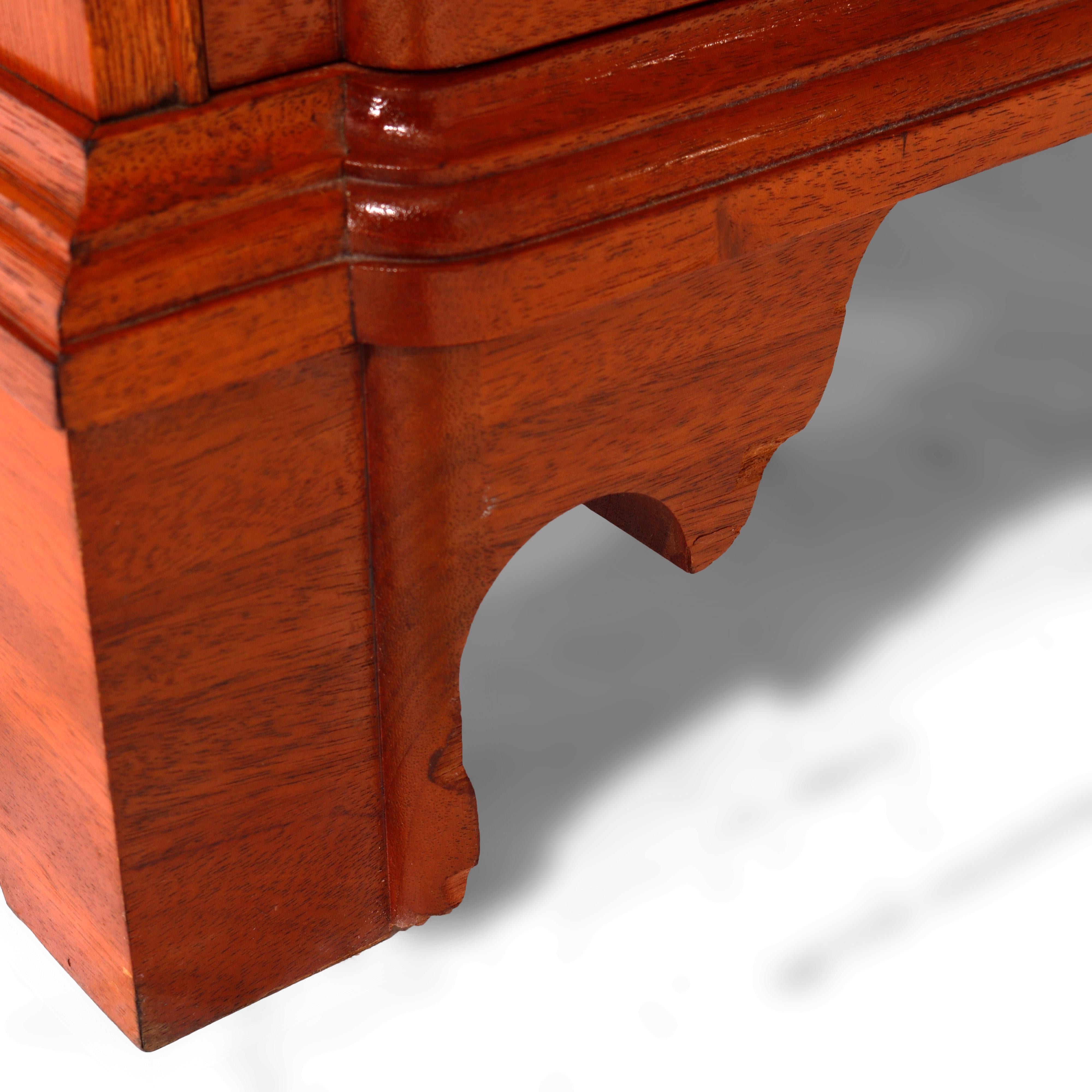 English Chippendale Style Block Front Chest, Bartley Collection, 20th C For Sale 5