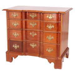 Cassapanca inglese in stile Chippendale, collezione Bartley, 20° secolo