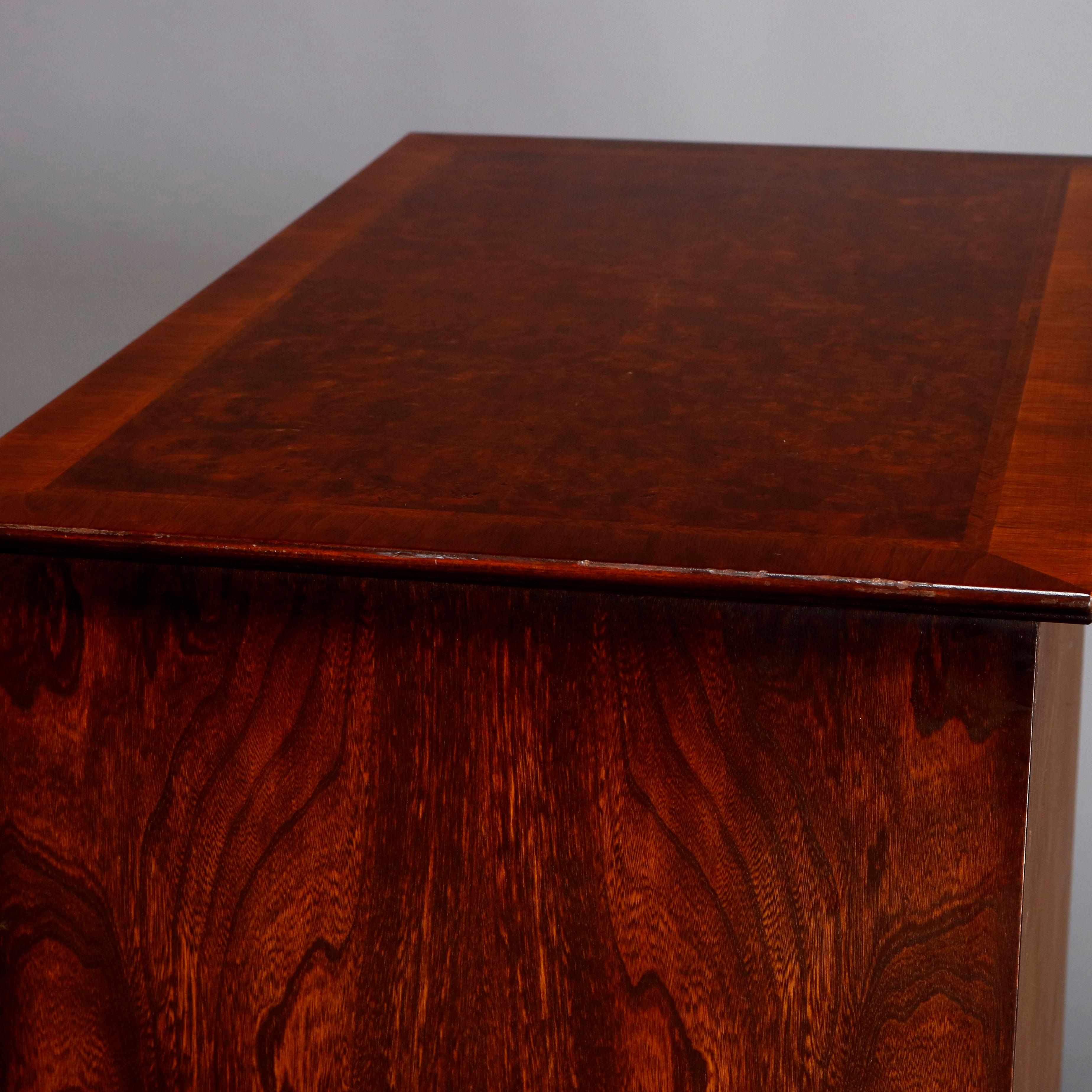 English Chippendale Style Flame Mahogany Chest of Drawers, 20th Century 5