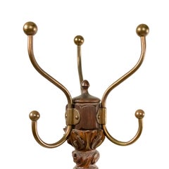 English Chippendale Style Mahogany Coat Tree