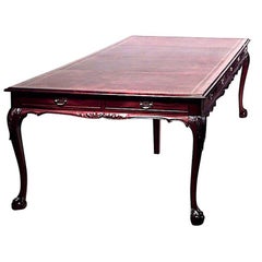 English Chippendale Style Mahogany Conference Table