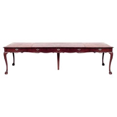 English Chippendale Style Mahogany Conference Table