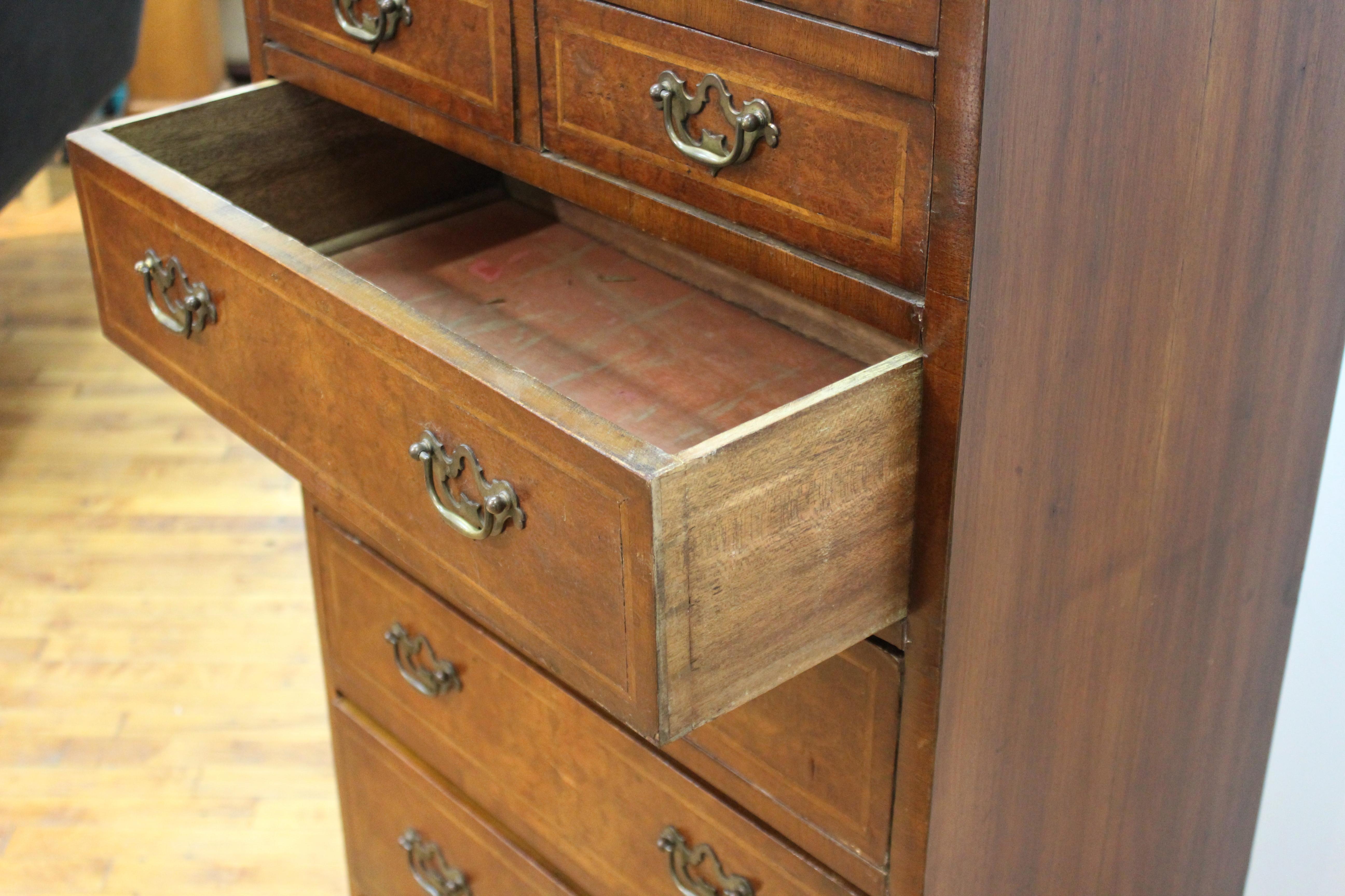 English Chippendale Tall Chest of Drawers 3
