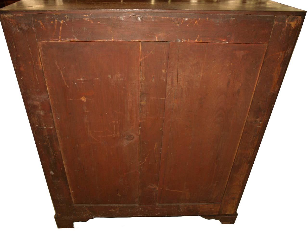 English Chippendale Two over Four Tall Chest For Sale 7