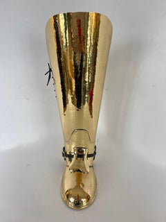 English Coachman Boot Shaped Umbrella Stand, 1950s