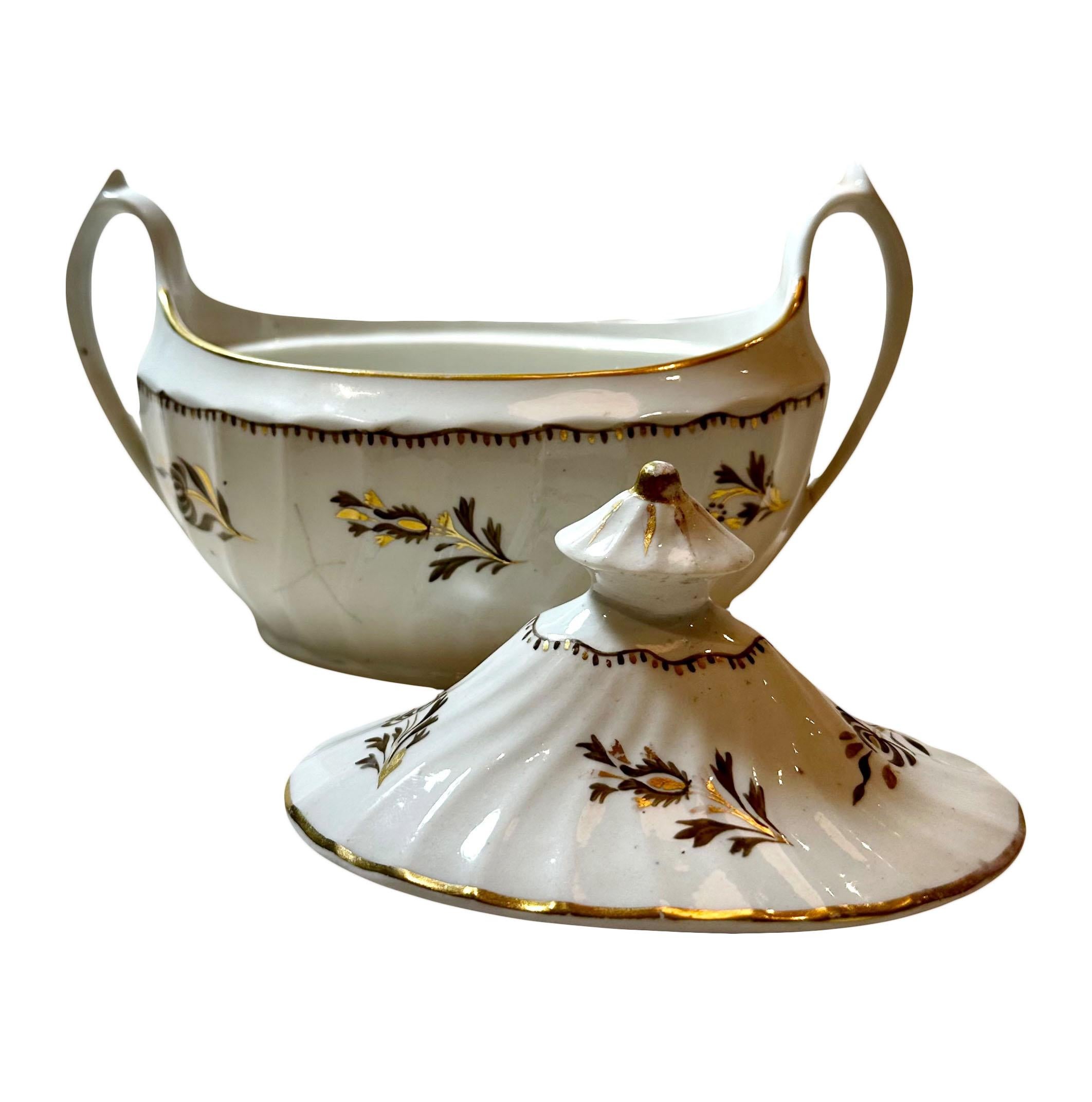 Englische Coalport-Zuckerdose im Zustand „Gut“ im Angebot in Tampa, FL