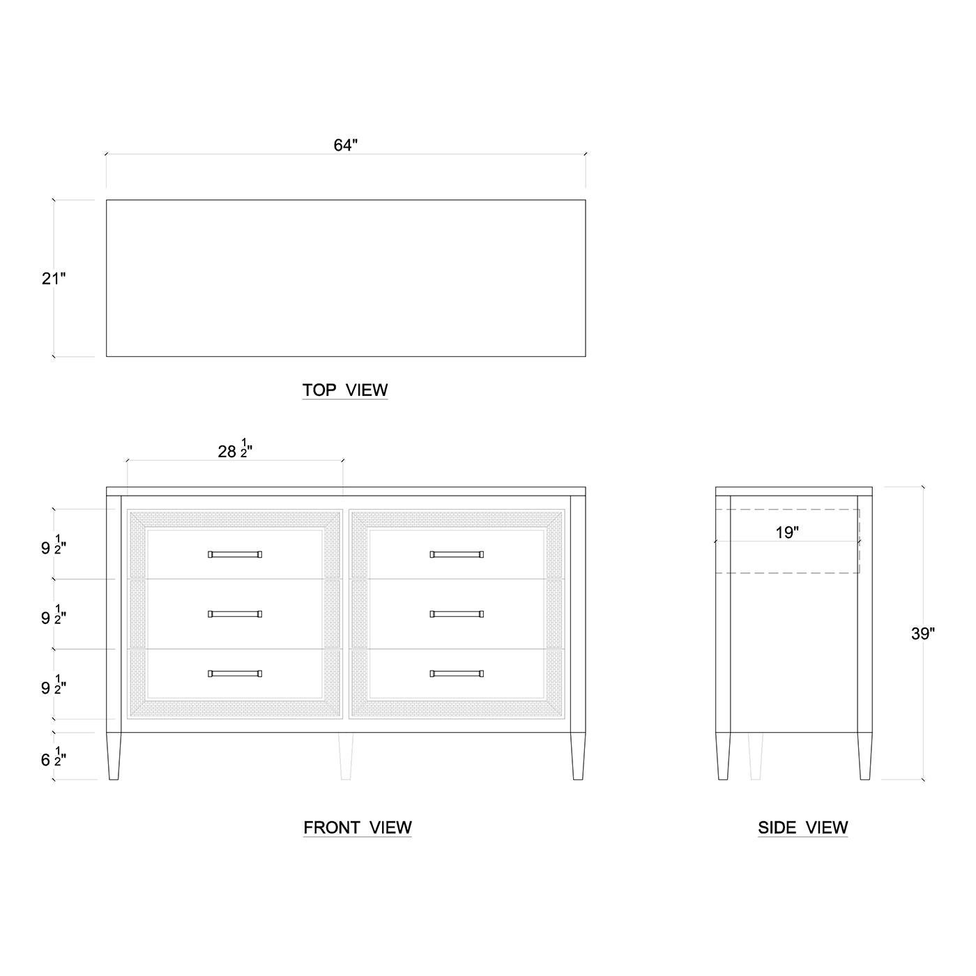 English Coastal Modern Dresser For Sale 2