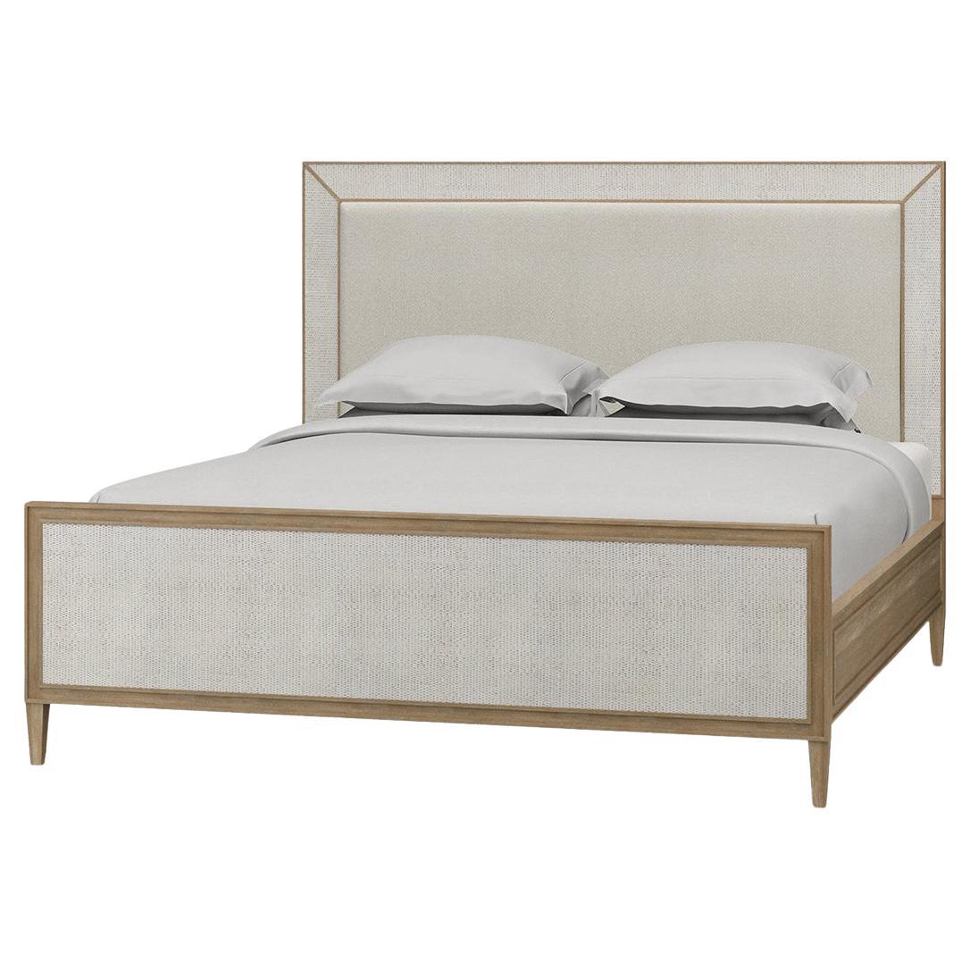 English Coastal Modern King Bed