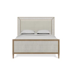 English Coastal Modern Queen Bed