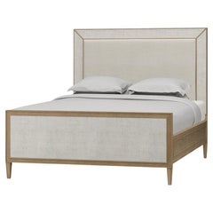 English Coastal Modern Queen Bed