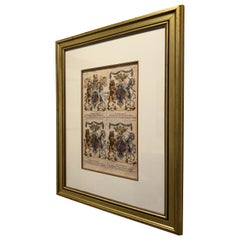 English Coat of Arms Art Print by Joseph Edmondson Gold Leaf Frame
