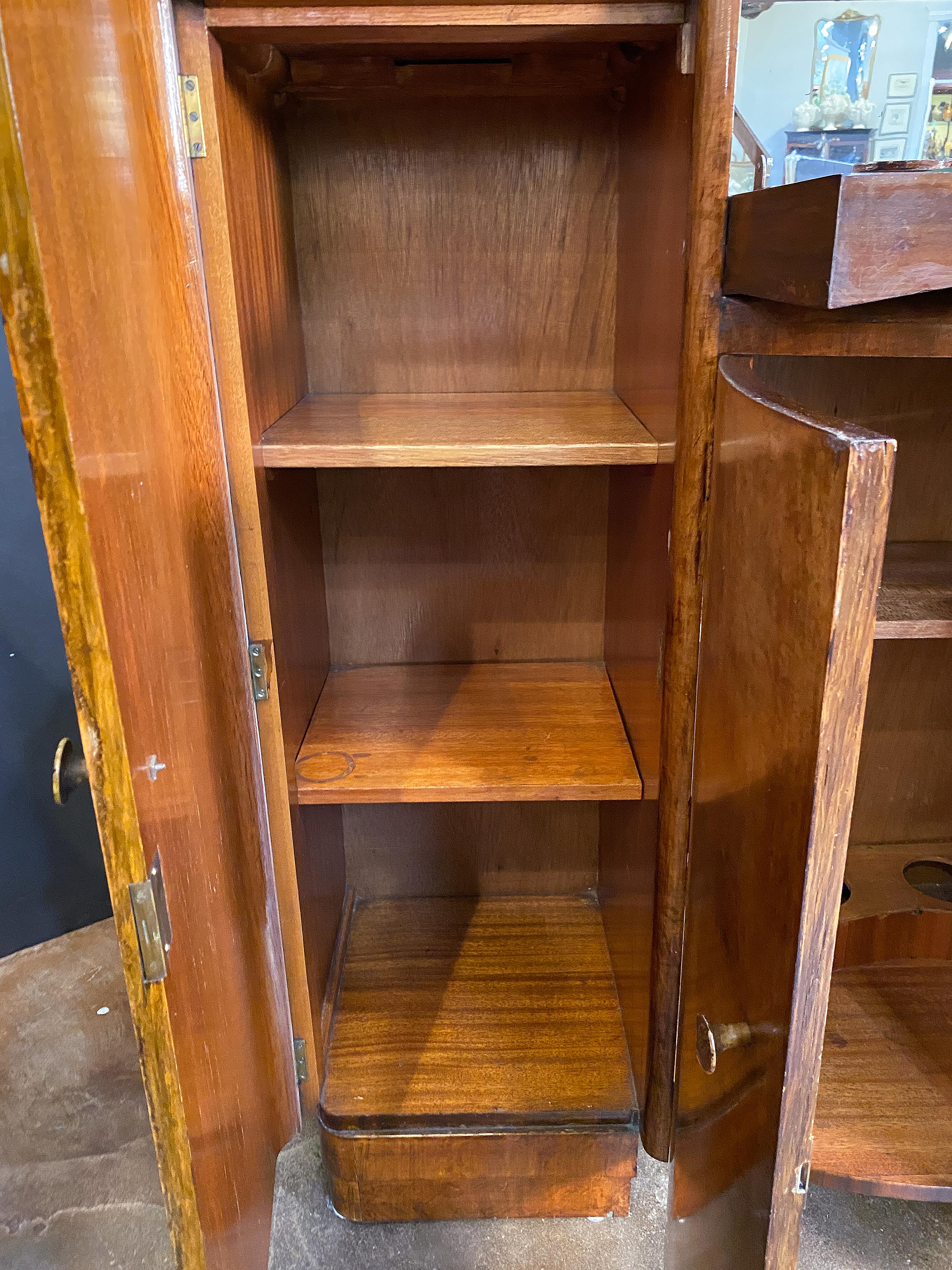 Bar à cocktails ou meuble à boissons anglais de l'époque Art Déco en vente 2