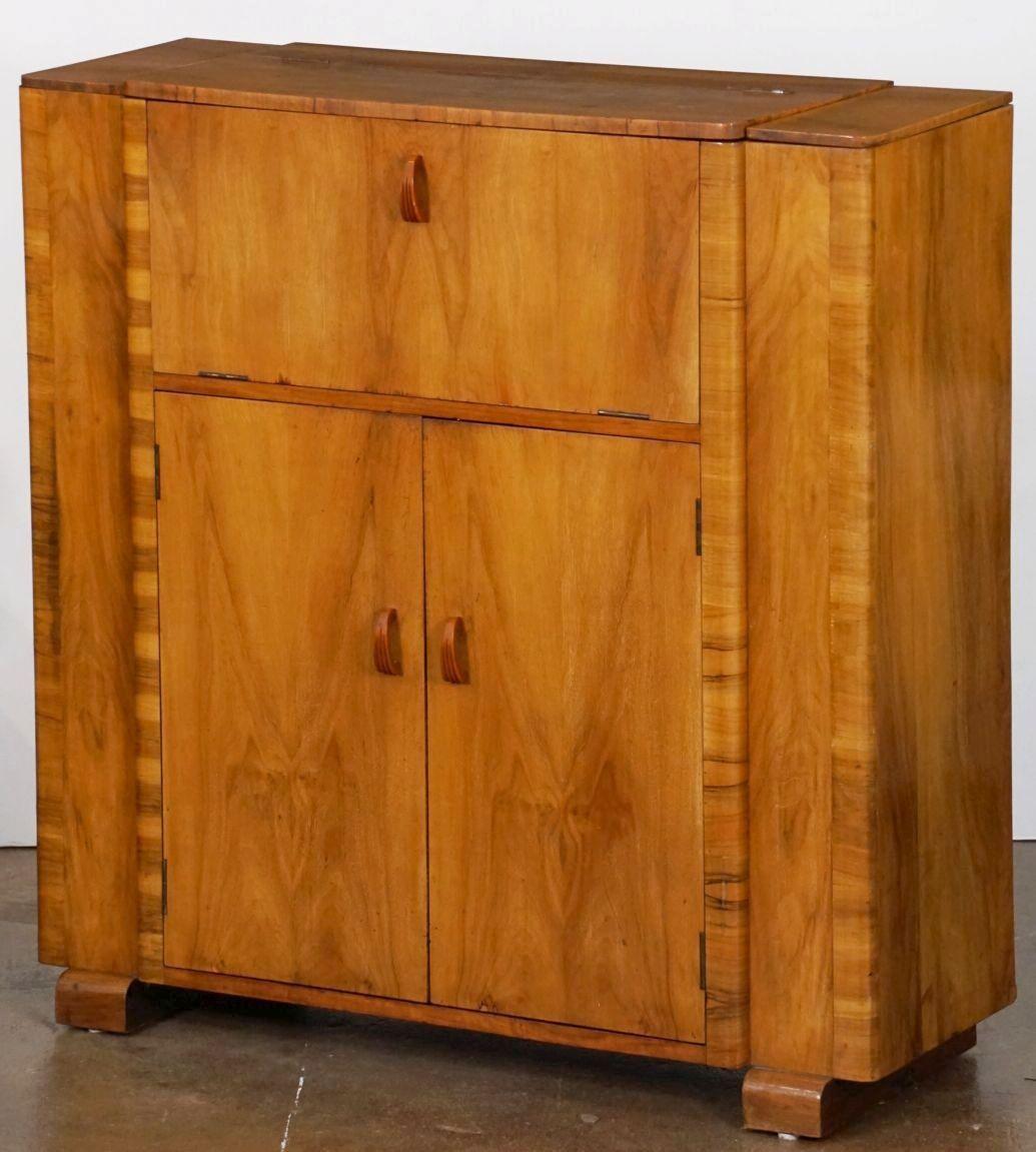 English Cocktail Bar or Drinks Cabinet from the Art Deco Era 2
