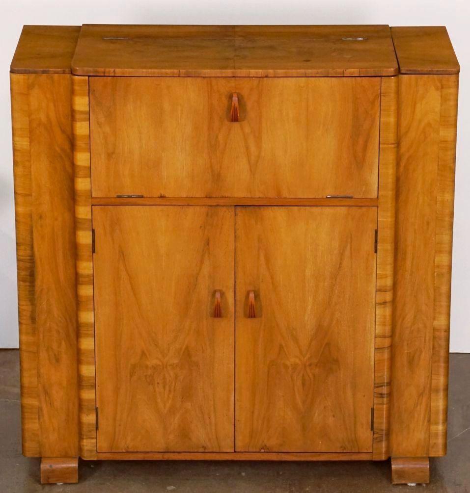 English Cocktail Bar or Drinks Cabinet from the Art Deco Era 6