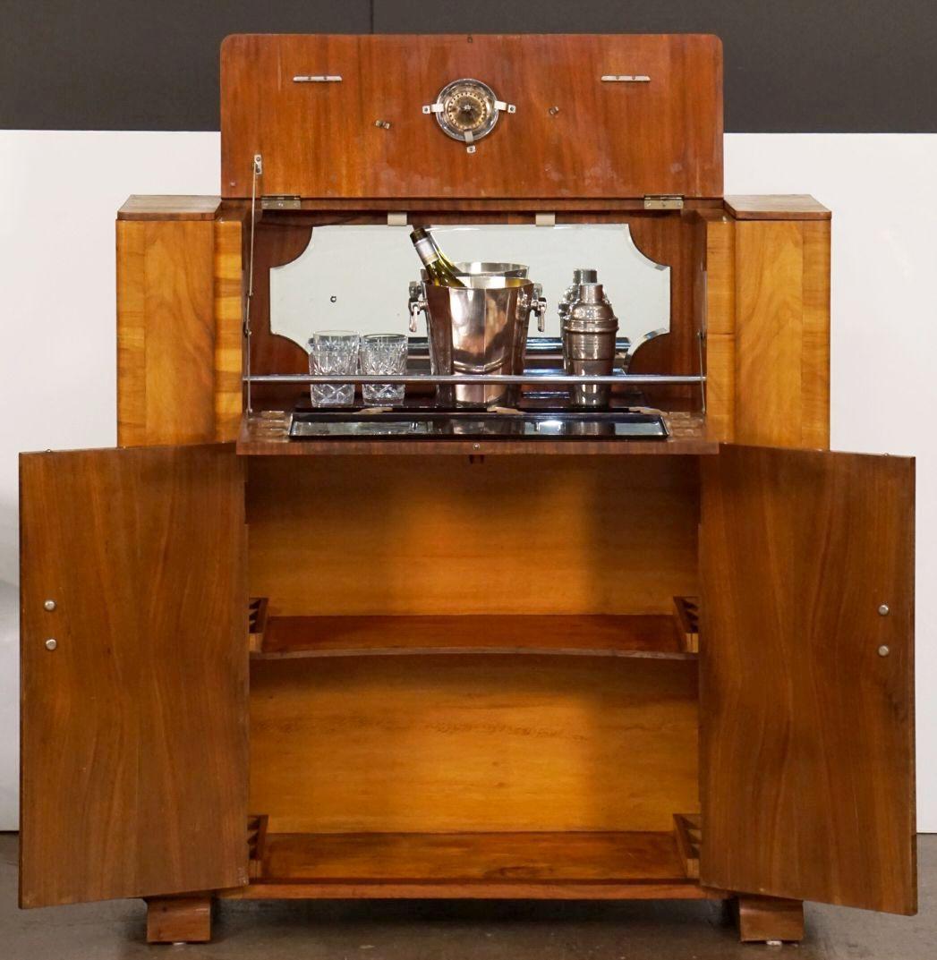20th Century English Cocktail Bar or Drinks Cabinet from the Art Deco Era