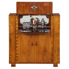 English Cocktail Bar or Drinks Cabinet from the Art Deco Era