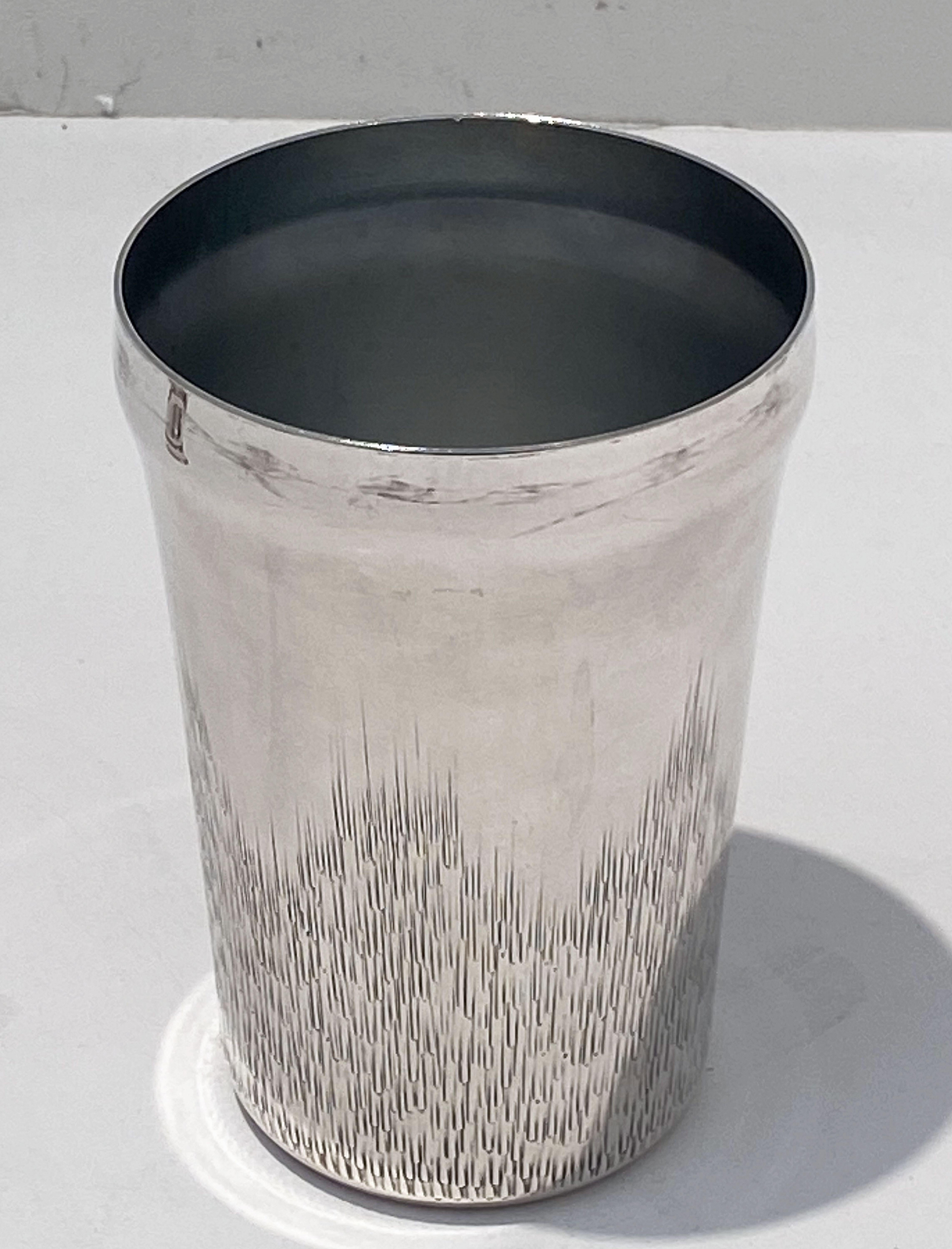 English Cocktail or Martini Shaker by Parkin Silversmiths 5