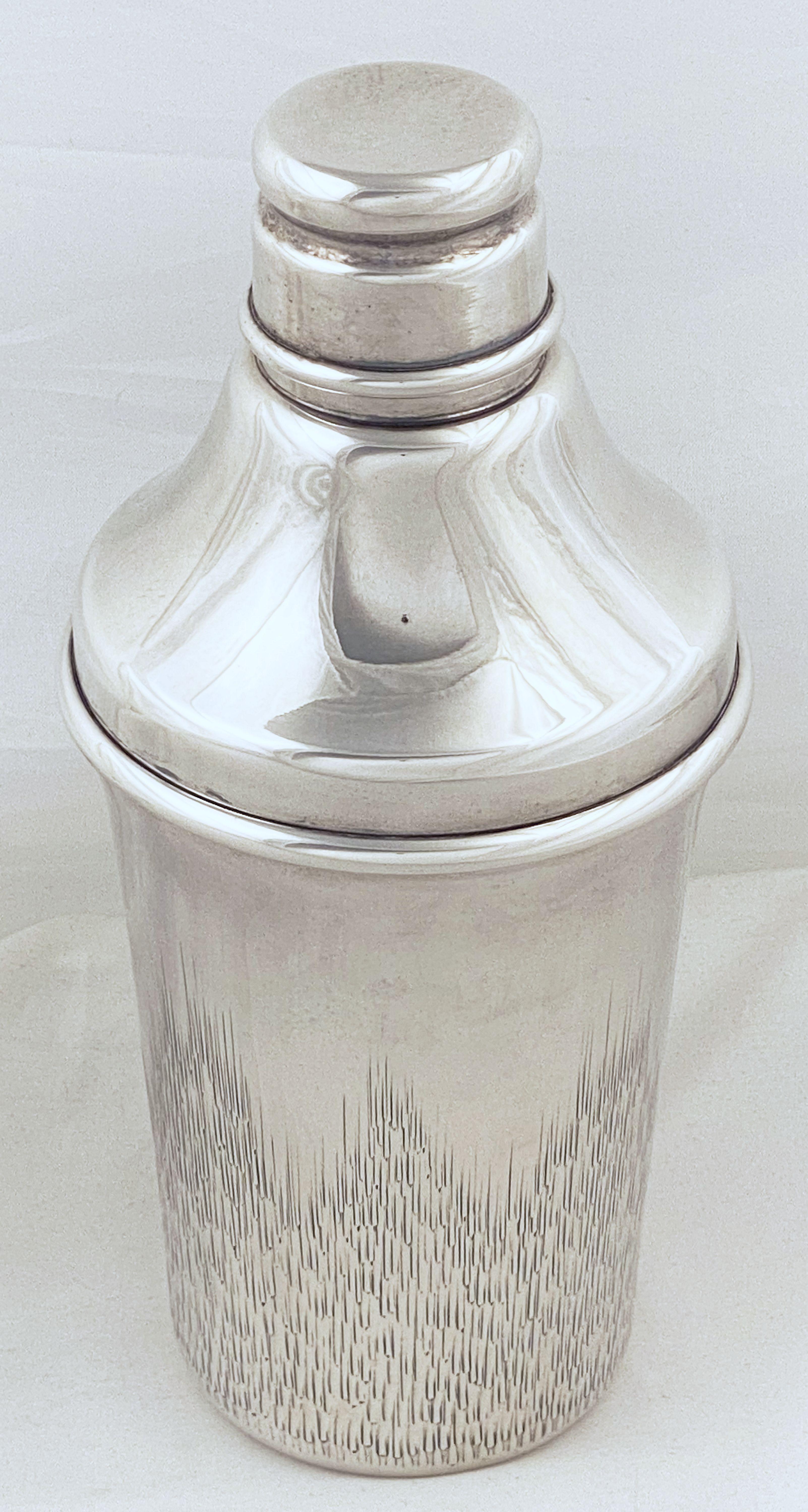 20th Century English Cocktail or Martini Shaker by Parkin Silversmiths