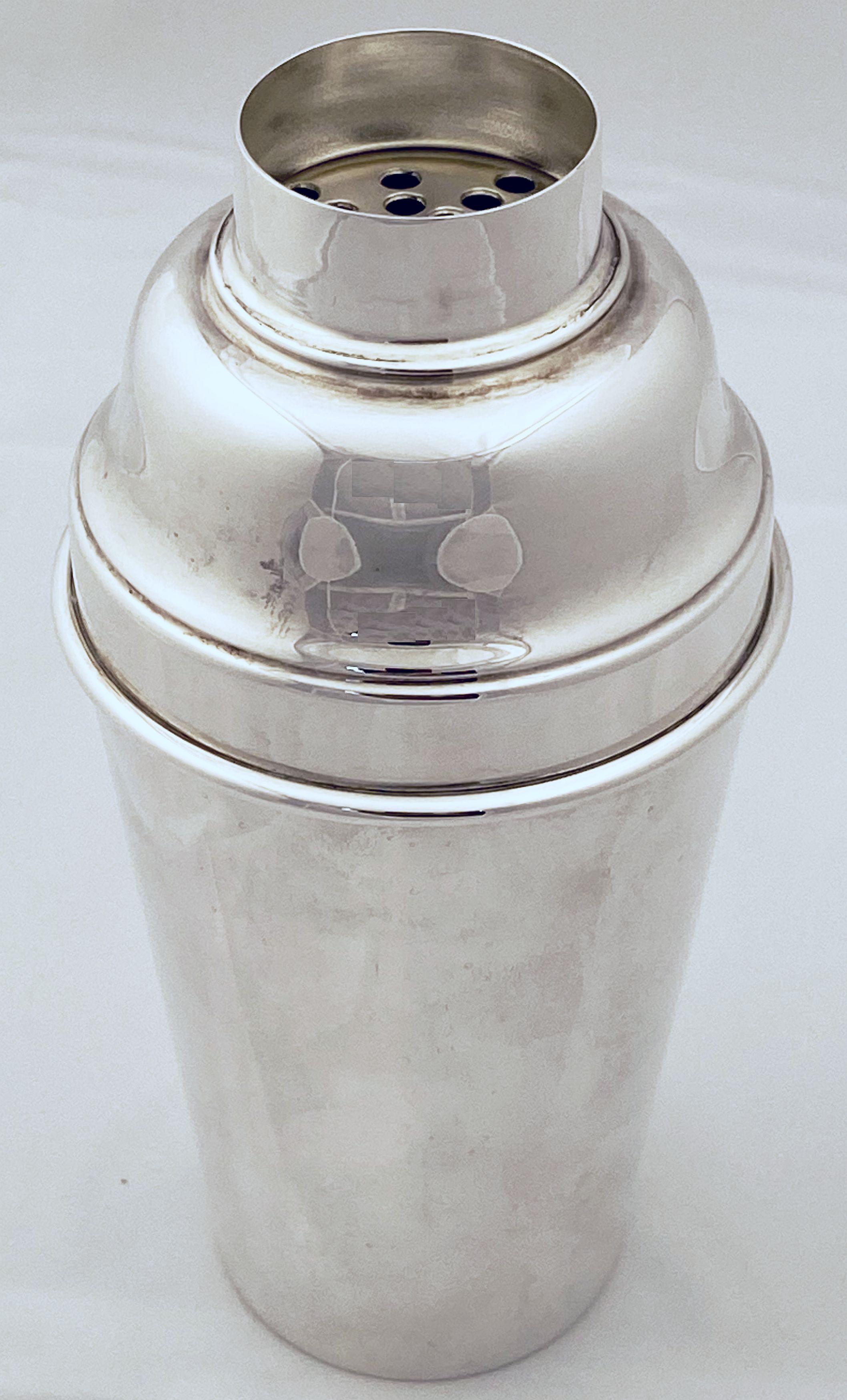 English Cocktail or Martini Shaker from the Art Deco Era by Angora 2