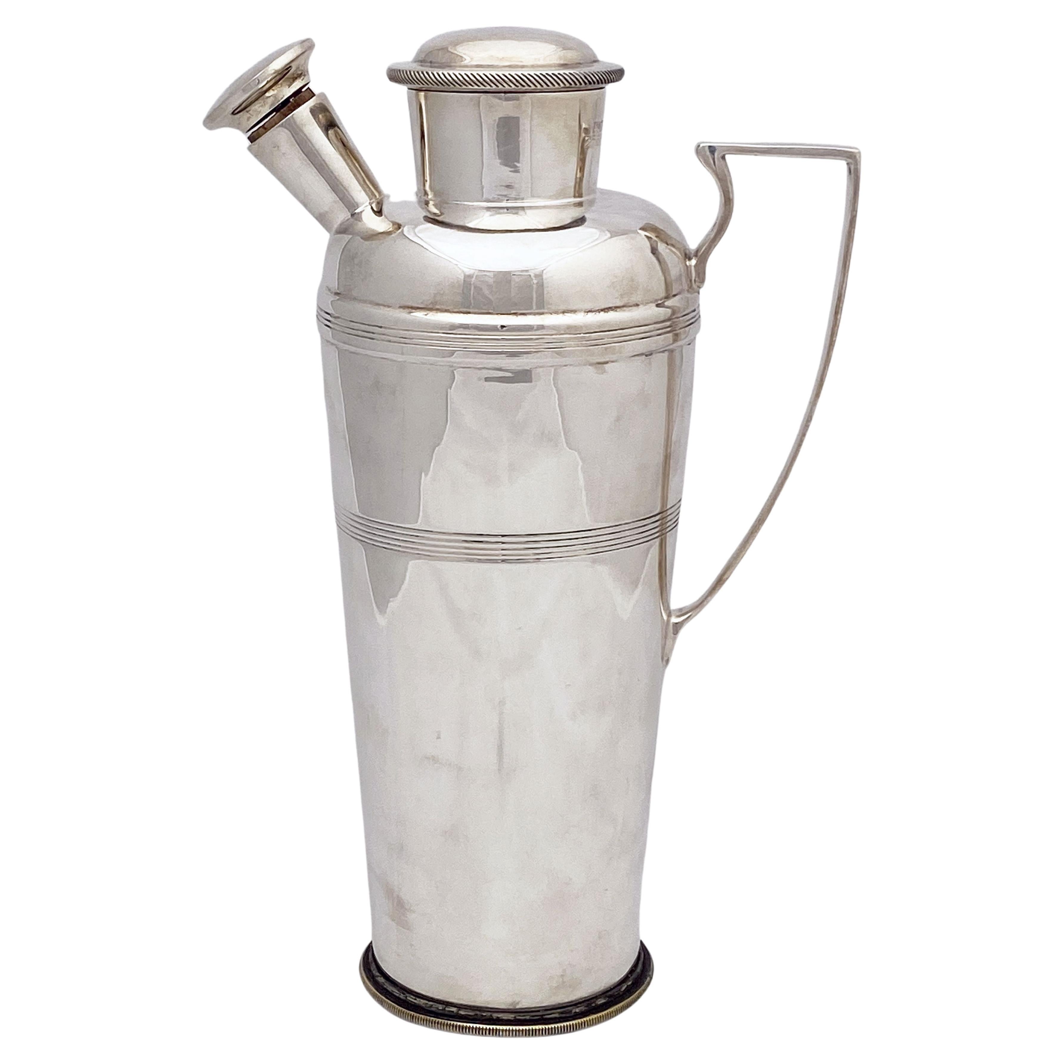 English Cocktail or Martini Shaker from the Art Deco Period