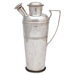 Antique English Cocktail or Martini Shaker from the Art Deco Period