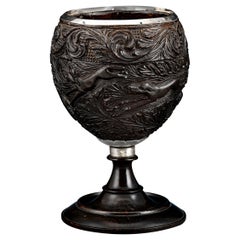 Antique English Coconut Cup