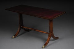 English Coffee Table Chesterfield Table Around 1900