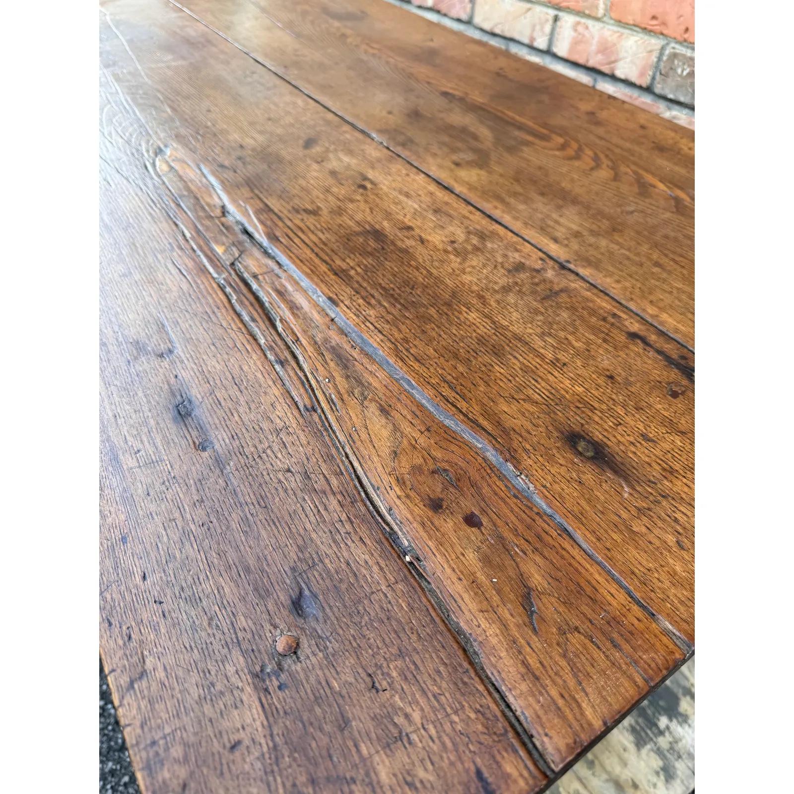 Wood English Coffee Table With Drawers For Sale