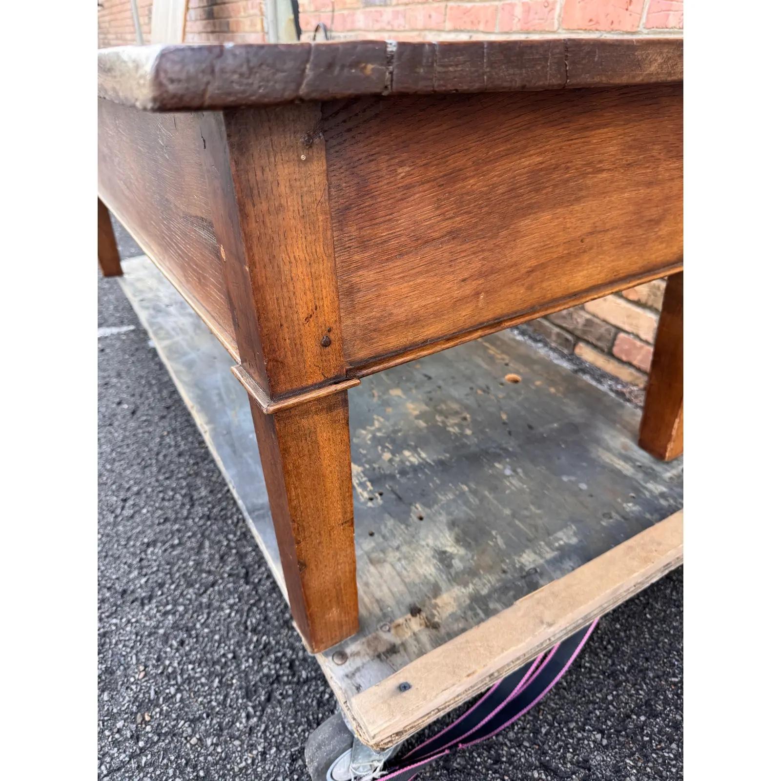 English Coffee Table With Drawers For Sale 3