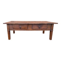 Table basse anglaise avec tiroirs