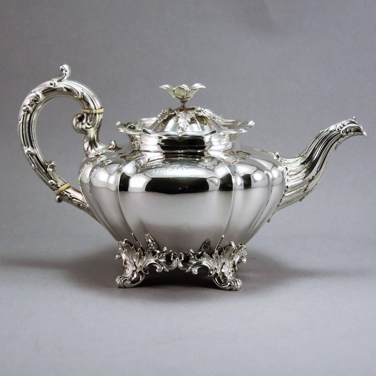 English Coffee Tea Service, London, 1836 For Sale at 1stDibs