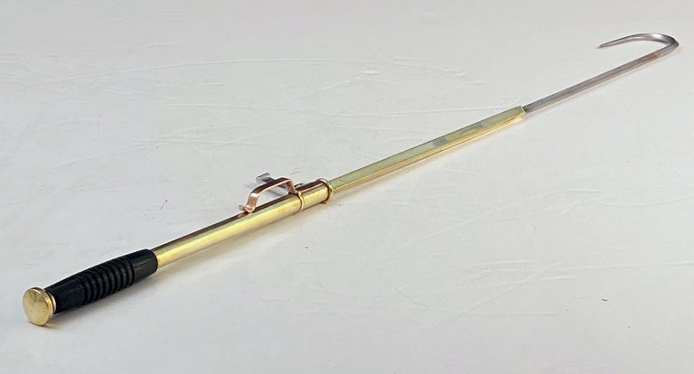 English Collapsible Fishing Gaff of Brass, Copper and Steel at 1stDibs | fishing  gaff for sale, brass gaff, antique fishing gaff