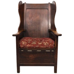 English Colonial Oak Chair